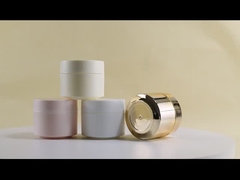 Runde PP-Kunststoffgefäße 50g Maßgeschneiderte Kosmetikbehälter mit Schraubendeckel