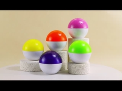 Großhandel 50 ml Body Butter Scrub Jar Behälter Leere Kugel geformte Eisblume Gesichtscreme Jar 50g Haut