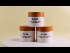 Luxuriöse weiße Plastik-Kosmetikgläser 250g 300g 400g 500g 700g Doppelwand-Plastikgläser