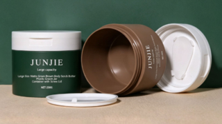 250 ml 300 ml Luxus Custom Flip Schraubverschluss Kosmetik Hautpflege Gesichtshaarmaske Körperpeelingcreme Kunststoff