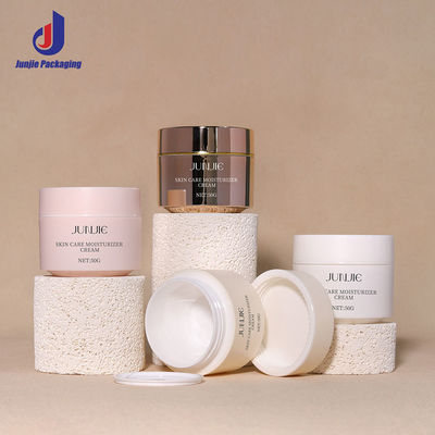 Runde PP-Kunststoffgefäße 50g Maßgeschneiderte Kosmetikbehälter mit Schraubendeckel