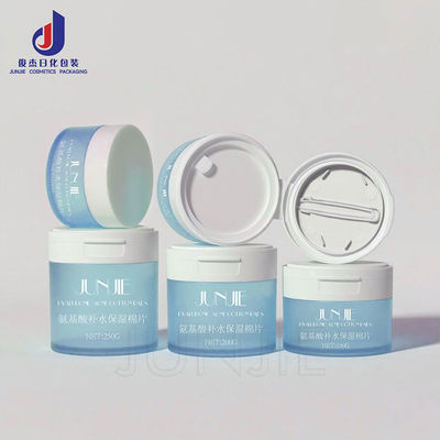 Nachfüllbare PET-Flip-Top-Kosmetikbehälter für Hautpflegecreme-Tiegel in den Größen 150g, 200g, 250g