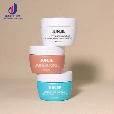 Luxus 200g Creme Verpackungsgefäß mit Schraubkappe Großkapazität Körper scrub kosmetische Plastikflasche zum Recycling