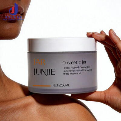 Umweltfreundliche Gesichts-Augen-Körper-Hautcreme Verpackungsgefäß 50g-250g Custom Leere Frosted Lila Blau rosa Kosmetik Plastikcreme Gefäß